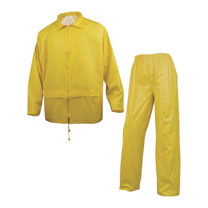 BABY Born Deluxe Conjunto De Lluvia 836460 - Chubasquero Amarillo, Pantalón Y Botas Rosas Para Muñecas De Hasta 43 Cm (Edad 3+ Años)