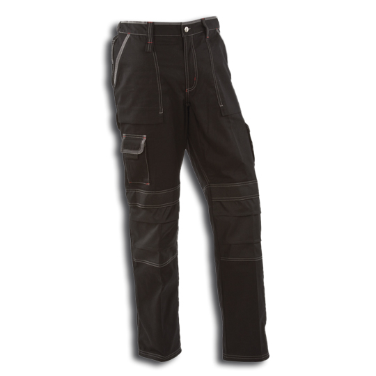50 Pionier federal pantalones pantalones trabajo seguridad pantalones concept rojo/negro Gr 