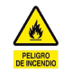 Peligro incendios - Señales de advertencia