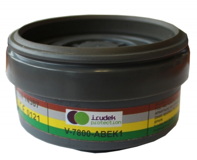 FILTRO IRU-7800 ABEK1 PROTECCIÓN RESPIRATORIA (Ref.RD302903500002)