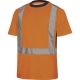 camiseta alta visibilidad algodon nova naranja