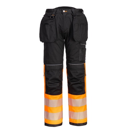 Pantalon clase 1 de alta visibilidad portwest naranja