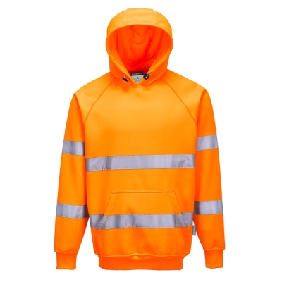 Sudadera de alta visibilidad con capucha Naranja
