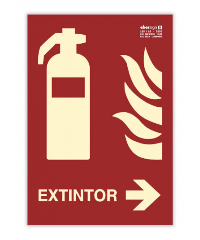 Extintor de Incendios – Flecha Derecha