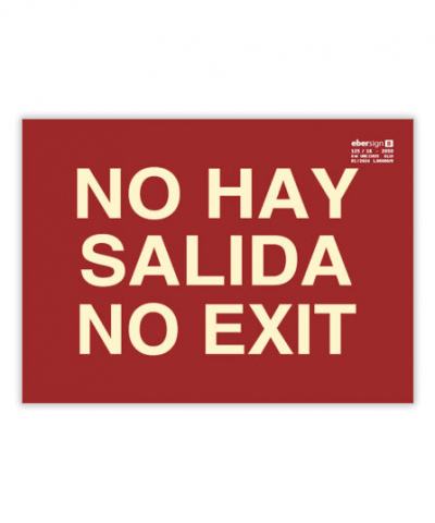 No Hay Salida No Exit (Solo Texto)