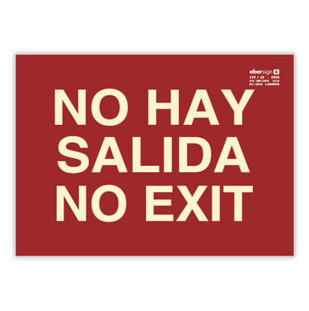 No Hay Salida No Exit (Solo Texto)