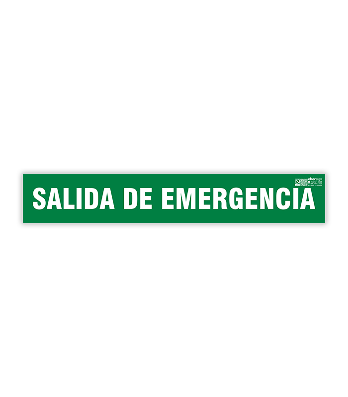 SEÑAL SALIDA DE EMERGENCIA (REFEV174650LN)