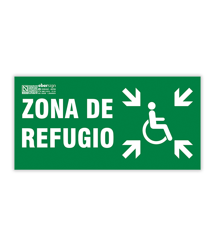 SEÑAL ZONA DE REFUGIO (REFEV195320FN )