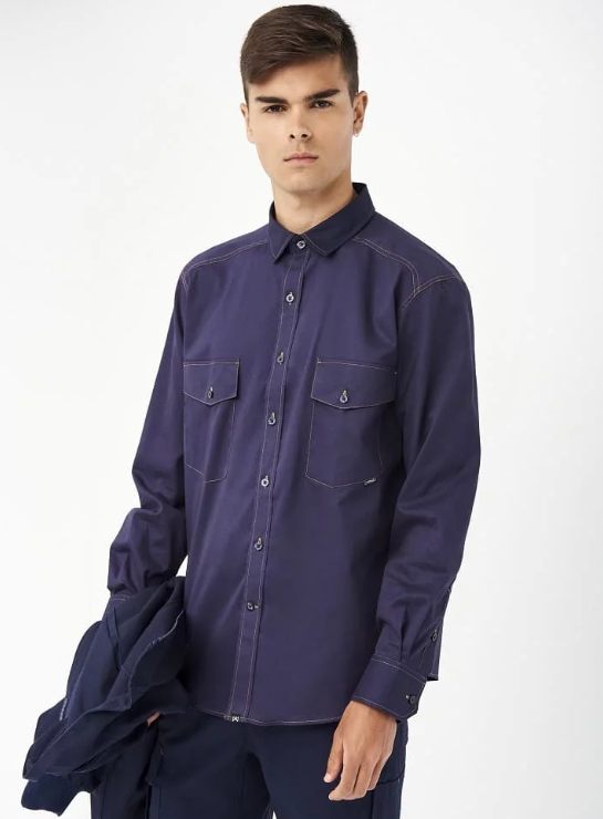 CAMISA ALGODON REGULAR FIT (Ref.MZ02032)